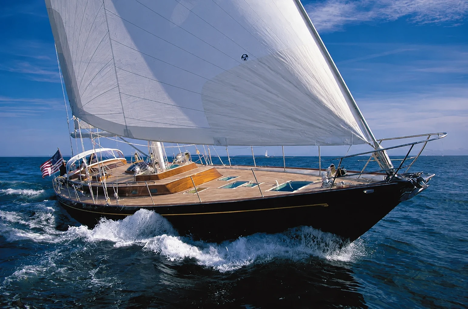 Hinckley Sailing Yacht Teak Deck - Maritime Wood Products