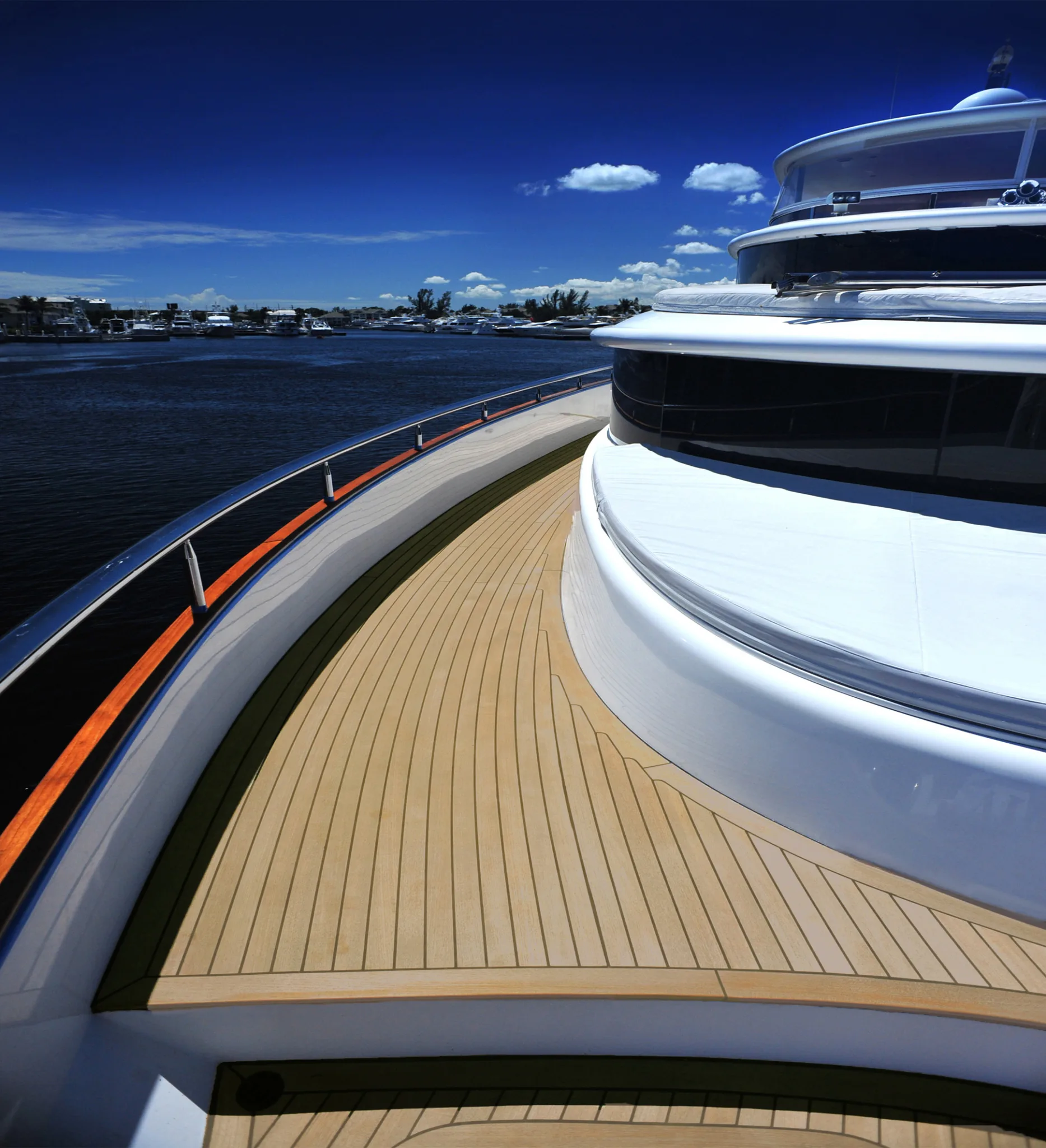 Superyacht Refit Teak Decking - Maritime Wood Products